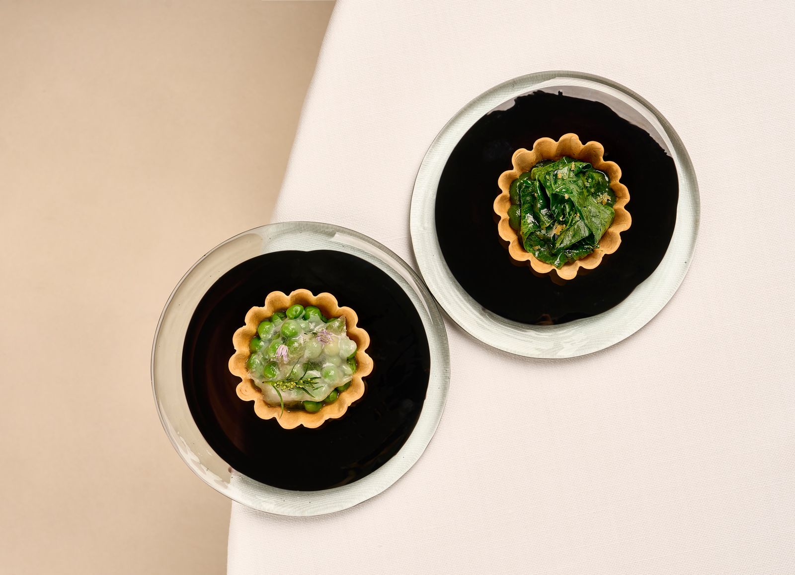 Exquisite food presentation at Maca de Castro restaurant.