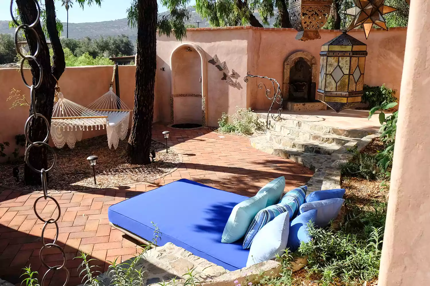 The Cielo Villa exterior at Rancho La Puerta showing integrated natural landscape.