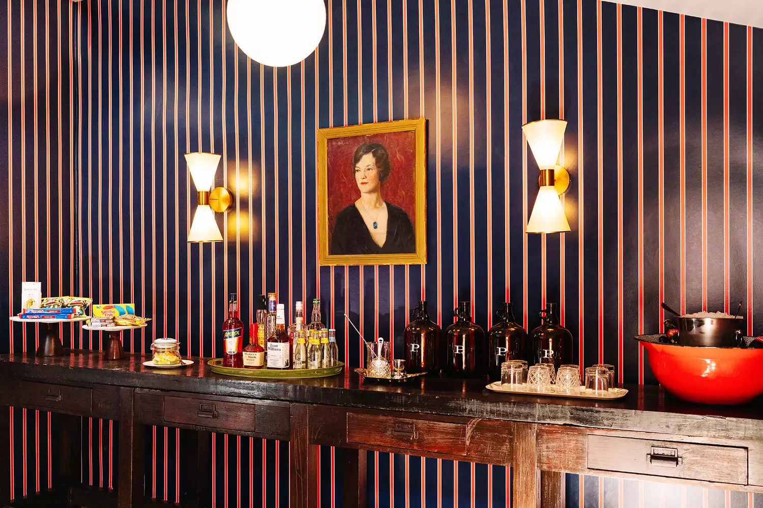 The Honor Bar setup at Palihouse Santa Barbara.